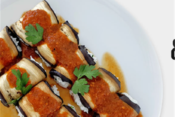 پیشنهادات غذایی ( رول بادمجان و برنج)